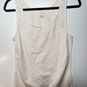 C. EST. 1946 White Scoop Neck Tank Top - Size XL - Essential Layering Piece